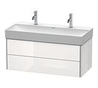 Meuble Pour Lavabo Encastrable suspendu Duravit XSquare pour 235310 Basalte Mat 984 mm XS416304343