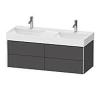 Duravit XSquare Duravit XS416404949 118,4x39,7x46cm, 4 tiroirs, Graphit matt