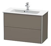 Meuble Pour Lavabo Encastrable Duravit XSquare pour ME by Starck 234283 Gris flanelle satiné mat 560x810x388mm