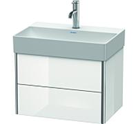 Duravit XSquare Duravit XS416702222 58,4x39,7x39cm, 2 tiroirs, blanc brillant