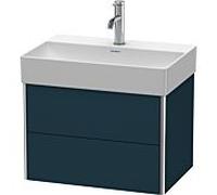 Duravit XSquare Duravit XS416709898 58,4x39,7x39cm, 2 tiroirs, bleu nuit soie mat