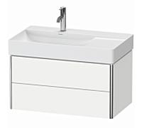 Duravit XSquare Duravit XS416801818 78,4x39,7x46cm, 2 tiroirs, blanc mat