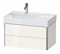 Duravit XSquare Duravit XS416802222 78,4x39,7x46cm, 2 tiroirs, blanc brillant