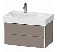 Duravit XSquare Duravit XS416804343 78,4x39,7x46cm, 2 tiroirs, basalte mat