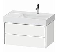 Duravit XSquare Duravit XS416901818 78,4x39,7x46cm, 2 tiroirs, blanc mat