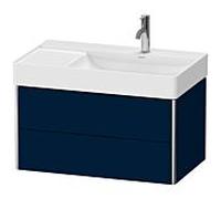 Duravit XSquare Duravit XS416909898 78,4x39,7x46cm, 2 tiroirs, bleu nuit soie mat