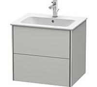 Duravit XSquare Duravit XS417100707 61x56x47.8cm, 2 tiroirs, gris béton mat