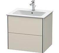 Duravit XSquare Duravit XS417109191 61x56x47.8cm, 2 tiroirs, Taupe