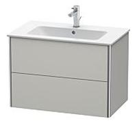 Duravit XSquare Duravit XS417200707 81x56x47.8cm, 2 tiroirs, gris béton mat