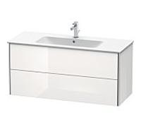 Duravit XSquare XS417409292 121x56x47.8cm, 2 tiroirs, Steingrau seidenmatt