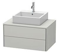 Duravit XSquare Duravit XS491000707 80x40x54.8cm, 2 tiroirs, gris béton mat