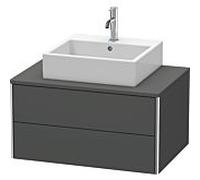 Duravit XSquare Duravit XS491004949 80x40x54.8cm, 2 tiroirs, Graphit mat