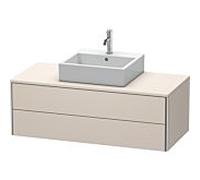 Duravit XSquare XS491209191 120x40x54.8 cm, 2 tiroirs, Taupe