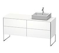 Duravit XSquare Duravit XS4924R1818 160x53.8x54.8cm, 4 tiroirs, droit, blanc mat
