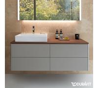 Duravit XSquare Meuble bas, 4 tiroirs, XS4913L9292,