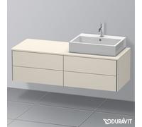 Duravit XSquare Meuble bas, 4 tiroirs, XS4913R9191,