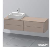 Duravit XSquare Meuble bas, 4 tiroirs, XS4914L4343,