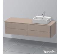 Duravit XSquare Meuble bas, 4 tiroirs, XS4914R4343,