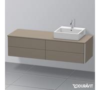 Duravit XSquare Meuble bas, 4 tiroirs, XS4914R9090,