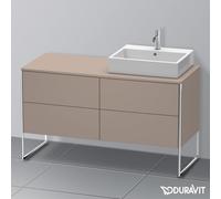 Duravit XSquare Meuble bas, 4 tiroirs, XS4923R4343,