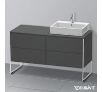 Duravit XSquare Meuble bas, 4 tiroirs, XS4923R4949,