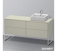 Duravit XSquare Meuble bas, 4 tiroirs, XS4924R6060,