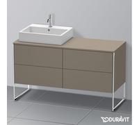 Duravit XSquare Meuble bas pour plan de toilette, 4 tiroirs, XS4923L9090,