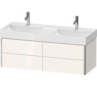 Duravit XSquare Duravit XS416408585 118,4x39,7x46cm, 4 tiroirs, blanc brillant