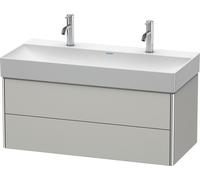Meuble Pour Lavabo Encastrable suspendu Duravit XSquare pour 235310 Gris béton mat 984 mm XS416300707