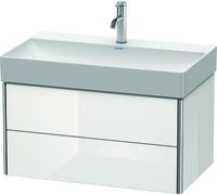 Meuble Pour Lavabo Encastrable suspendu Duravit XSquare pour 235380 Blanc brillant Laqué 784 mm XS416208585