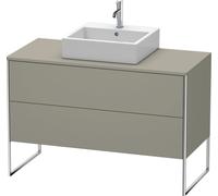 Duravit XSquare Duravit XS492209292 120x53.8x54.8cm, 2 tiroirs, gris pierre satiné mat