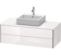 Duravit XSquare Meuble sous-vasque sur console suspendu, 2 tiroirs, 1200x400x548mm, XS491206060, Couleur: Laque mate taupe soie