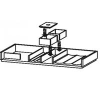Duravit XSquare système d'aménagement pour largeurs de caisson 64,0 cm, sans découpe pour siphon, position droite, UV9785R7878, Couleur: érable massif