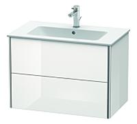 Meuble Pour Lavabo Encastrable Duravit XSquare pour ME by Starck 233683 Blanc brillant 560x810x478mm