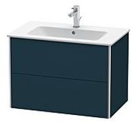 Duravit XSquare XS417209898 81x56x47.8cm, 2 tiroirs, bleu nuit semi-brillant