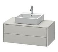 Duravit XSquare XS491100707 100x40x54.8cm, 2 tiroirs, gris béton mat