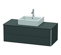 Duravit XSquare XS491204949 120x40x54.8cm, 2 tiroirs, Graphit mat