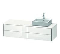 Duravit XSquare XS4914R8585 160x40x54,8cm, 4 tiroirs, droit, blanc brillant