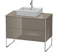 Duravit XSquare XS492108989 100x53.8x54.8cm, 2 Flannel Grey hochglanz , Flannel Grey hochglanz