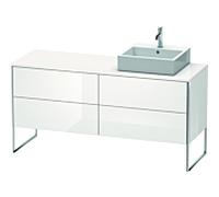 Duravit XSquare XS4924R2222 160x53.8x54.8cm, 4 tiroirs, droit, blanc brillant