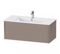 Duravit XViu 4027 Meuble sous-lavabo suspendu, 1 extension, pour lavabo ME by Starck 233610, 1010x480 mm, XV40270B143, Couleur: champagne mat/basalte mat