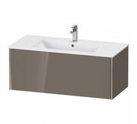 Duravit XViu 4027 Meuble sous-lavabo suspendu, 1 extension, pour lavabo ME by Starck 233610, 1010x480 mm, XV40270B189, Couleur: champagne mat/gris chiné hgl.