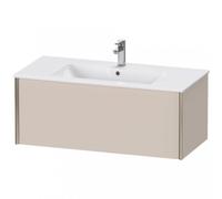 Duravit XViu 4027 Meuble sous-lavabo suspendu, 1 extension, pour lavabo ME by Starck 233610, 1010x480 mm, XV40270B191, Couleur: champagne mat/taupe
