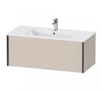 Duravit XViu 4027 Meuble sous-lavabo suspendu, 1 extension, pour lavabo ME by Starck 233610, 1010x480 mm, XV40270B291, Couleur: noir mat/taupe
