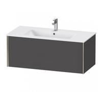 Duravit XViu 4027 Meuble sous-lavabo suspendu, 1 extension, pour lavabo ME by Starck 233610, 1010x480 mm, XV40270B149, Couleur: champagne mat/graphite mat