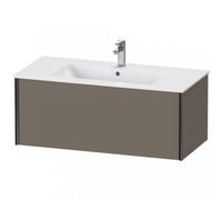 Duravit XViu 4027 Meuble sous-lavabo suspendu, 1 extension, pour lavabo ME by Starck 233610, 1010x480 mm, XV40270B290, Couleur: noir mat/gris foncé gris sm.