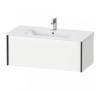 Duravit XViu 4027 Meuble sous-lavabo suspendu, 1 extension, pour lavabo ME by Starck 233610, 1010x480 mm, XV40270B218, Couleur: noir mat/blanc mat/blanc mat