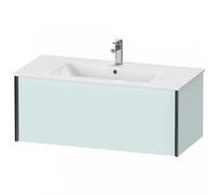 Duravit XViu 4027 Meuble sous-lavabo suspendu, 1 extension, pour lavabo ME by Starck 233610, 1010x480 mm, XV40270B209, Couleur: noir mat / bleu clair mat