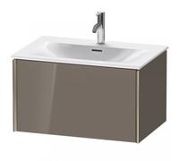 Duravit XViu 4033 Meuble sous-lavabo suspendu, 1 tiroir, pour meuble sous-lavabo Viu 234473, 710x480 mm, XV40330B189, Couleur: champagne mat/gris chiné hgl.