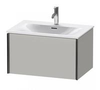 Duravit XViu 4033 Meuble sous-lavabo suspendu, 1 tiroir, pour meuble sous-lavabo Viu 234473, 710x480 mm, XV40330B207, Couleur: noir mat / béton gris mat gris mat